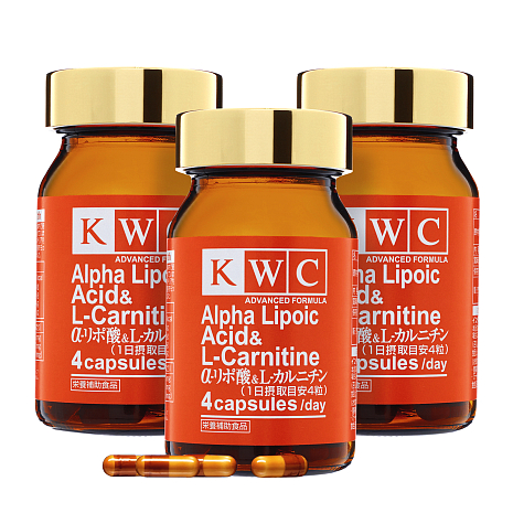 KWC Альфа-липоевая кислота и L-Карнитин (улучшенная формула) 2+1